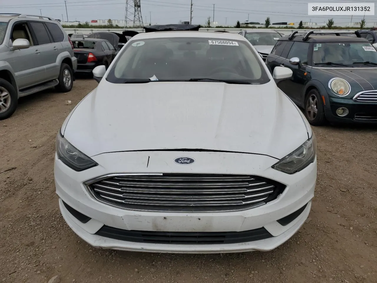 2018 Ford Fusion Se Hybrid VIN: 3FA6P0LUXJR131352 Lot: 67508094