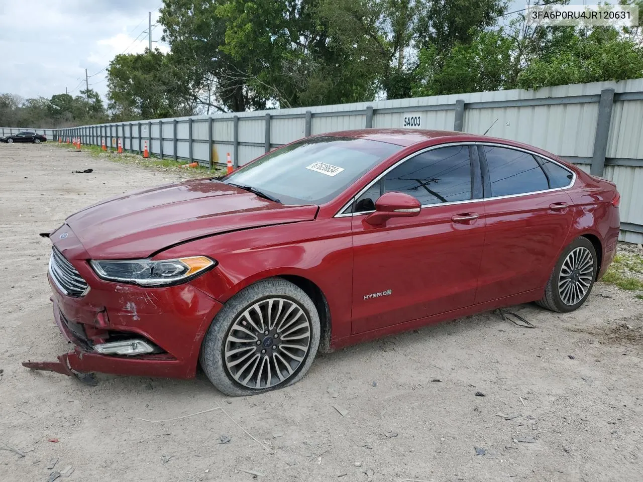 3FA6P0RU4JR120631 2018 Ford Fusion Titanium/Platinum Hev