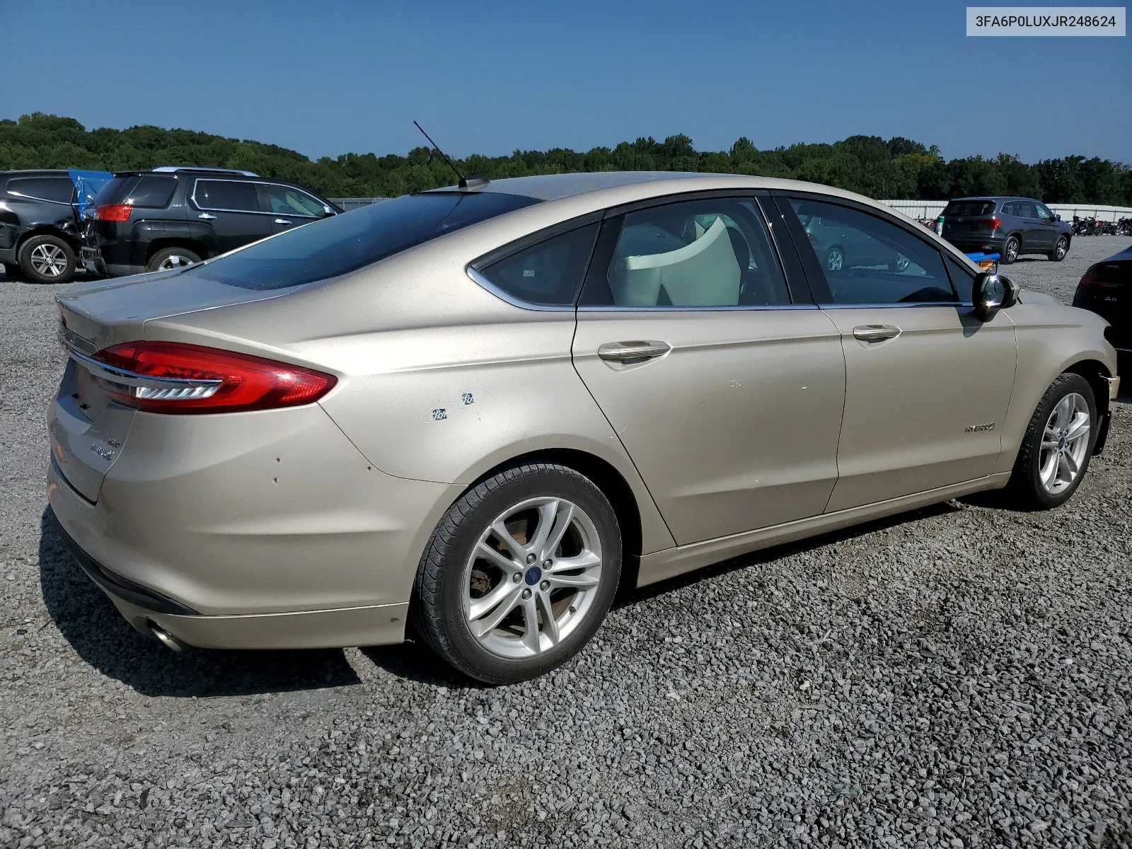 2018 Ford Fusion Se Hybrid VIN: 3FA6P0LUXJR248624 Lot: 67769964