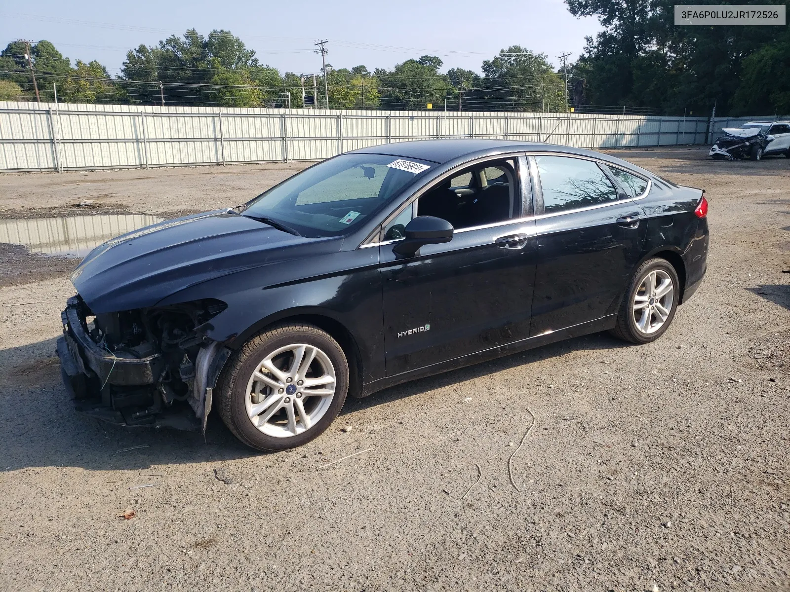 3FA6P0LU2JR172526 2018 Ford Fusion Se Hybrid