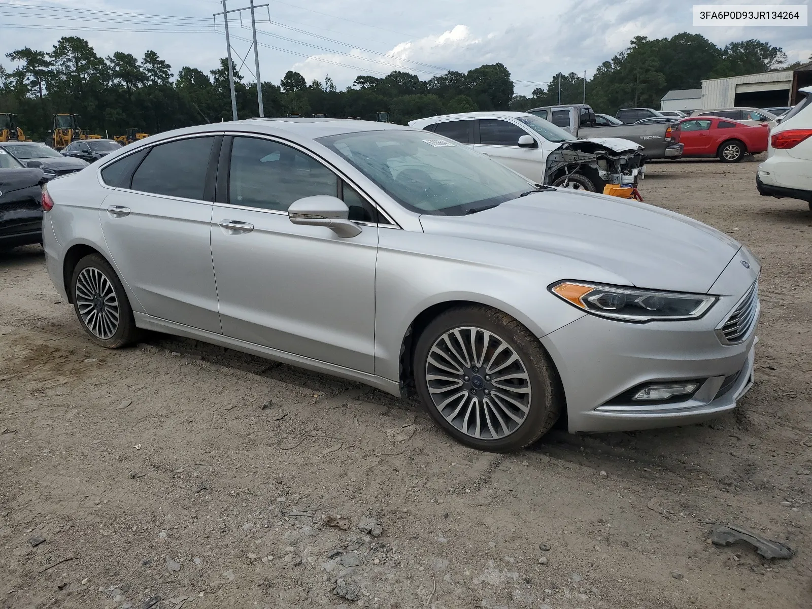 2018 Ford Fusion Titanium/Platinum VIN: 3FA6P0D93JR134264 Lot: 67936644