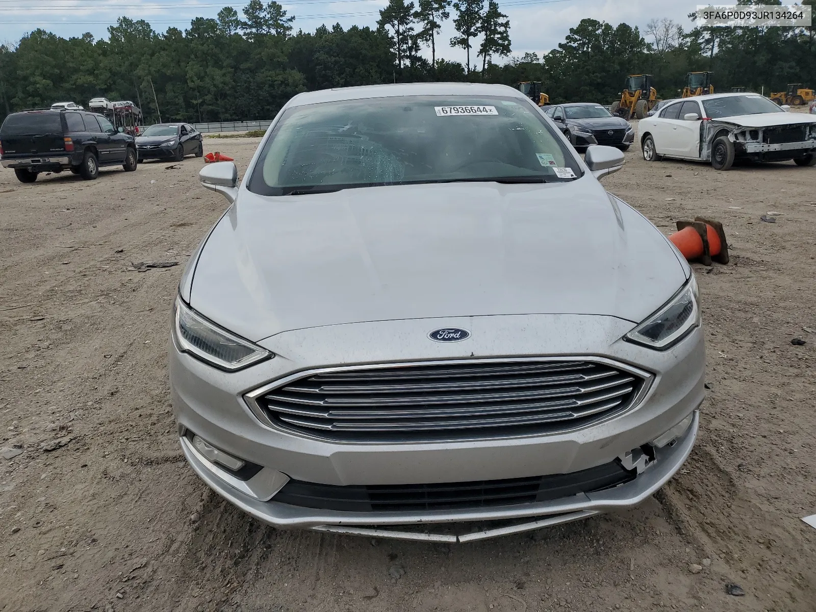 2018 Ford Fusion Titanium/Platinum VIN: 3FA6P0D93JR134264 Lot: 67936644