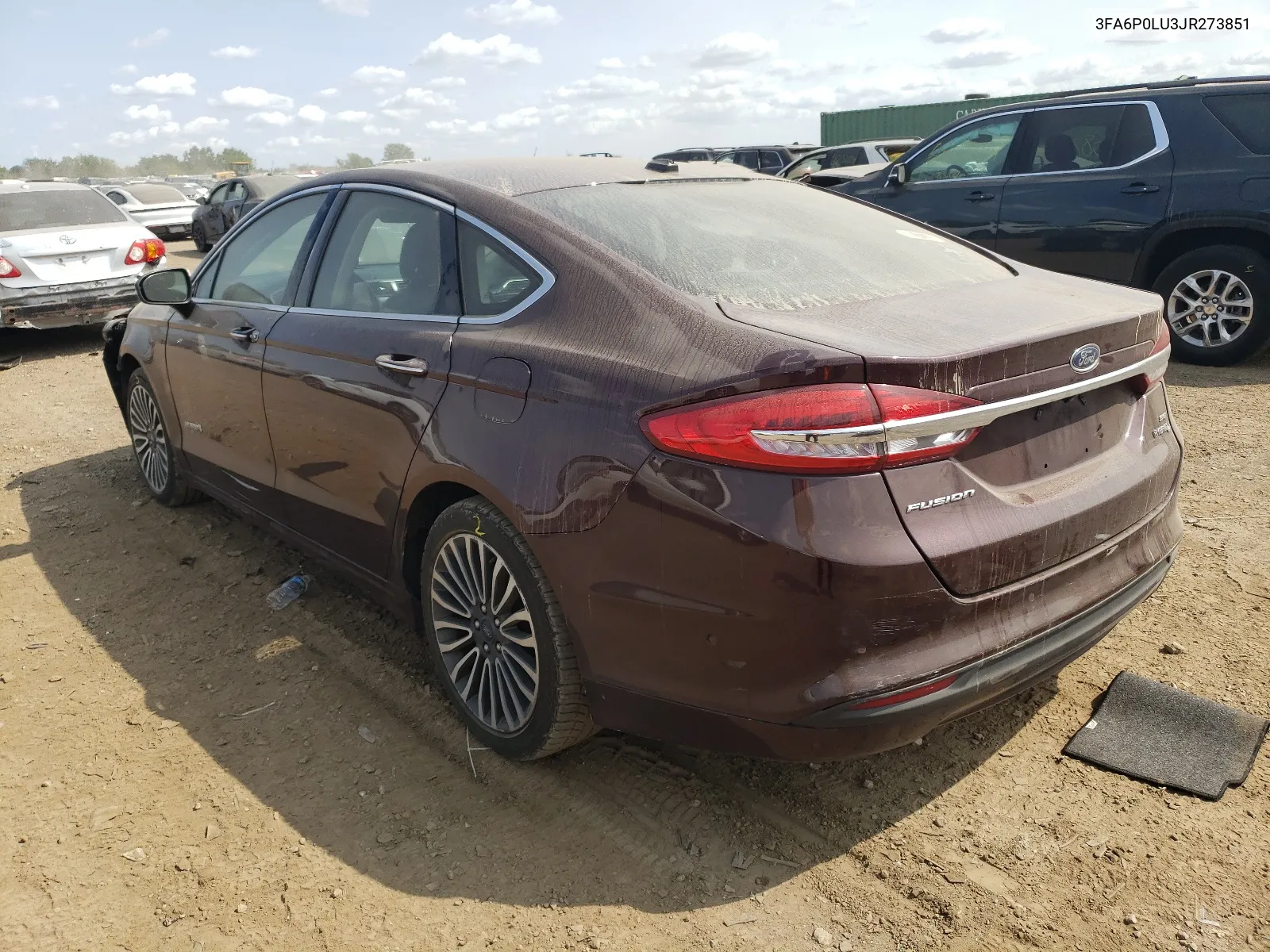 2018 Ford Fusion Se Hybrid VIN: 3FA6P0LU3JR273851 Lot: 68063994