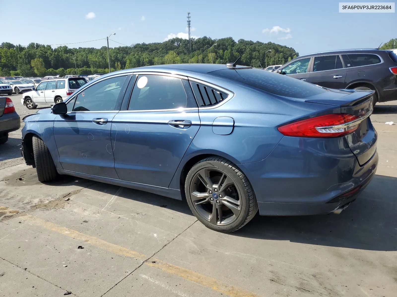 2018 Ford Fusion Sport VIN: 3FA6P0VP3JR223684 Lot: 68074554