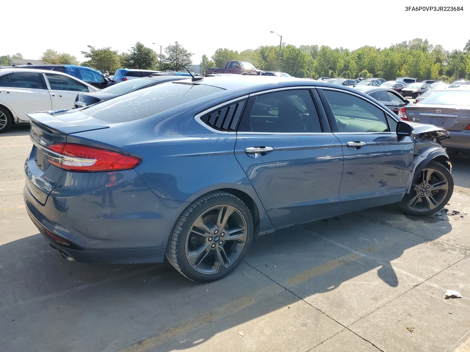 3FA6P0VP3JR223684 2018 Ford Fusion Sport