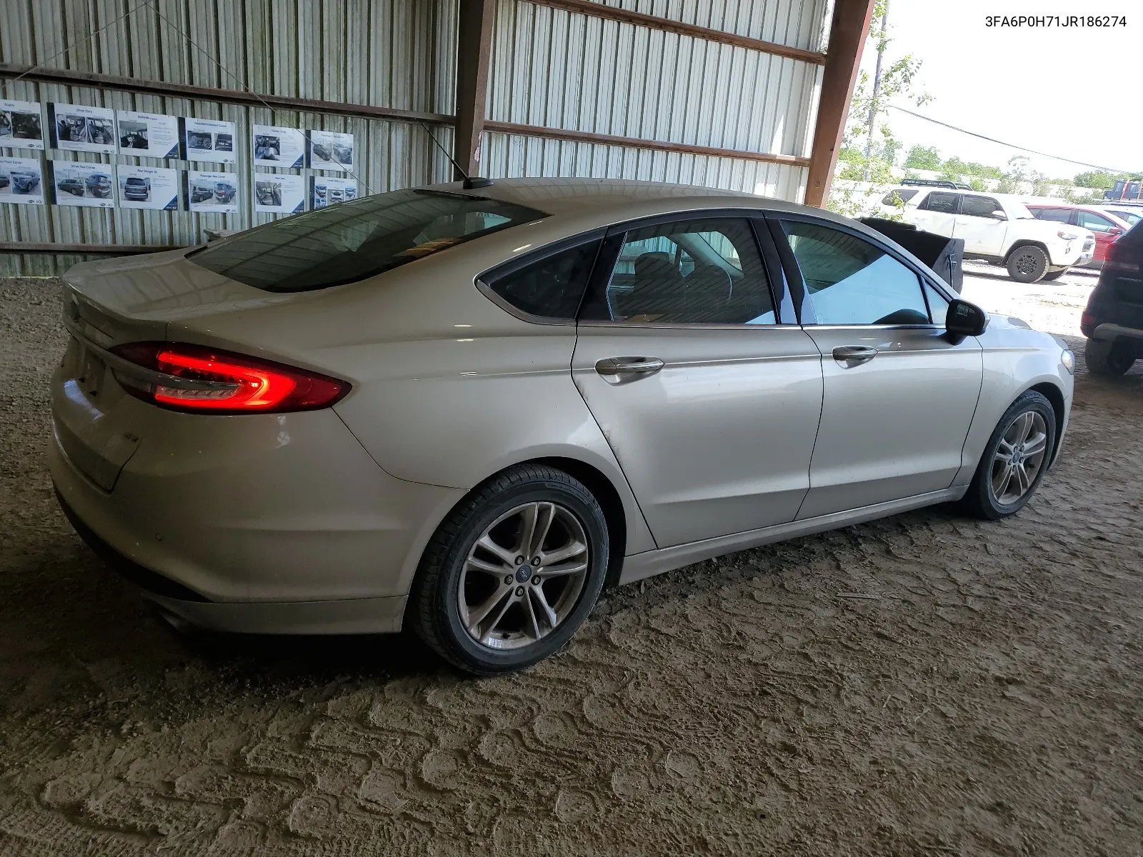 2018 Ford Fusion Se VIN: 3FA6P0H71JR186274 Lot: 68093904