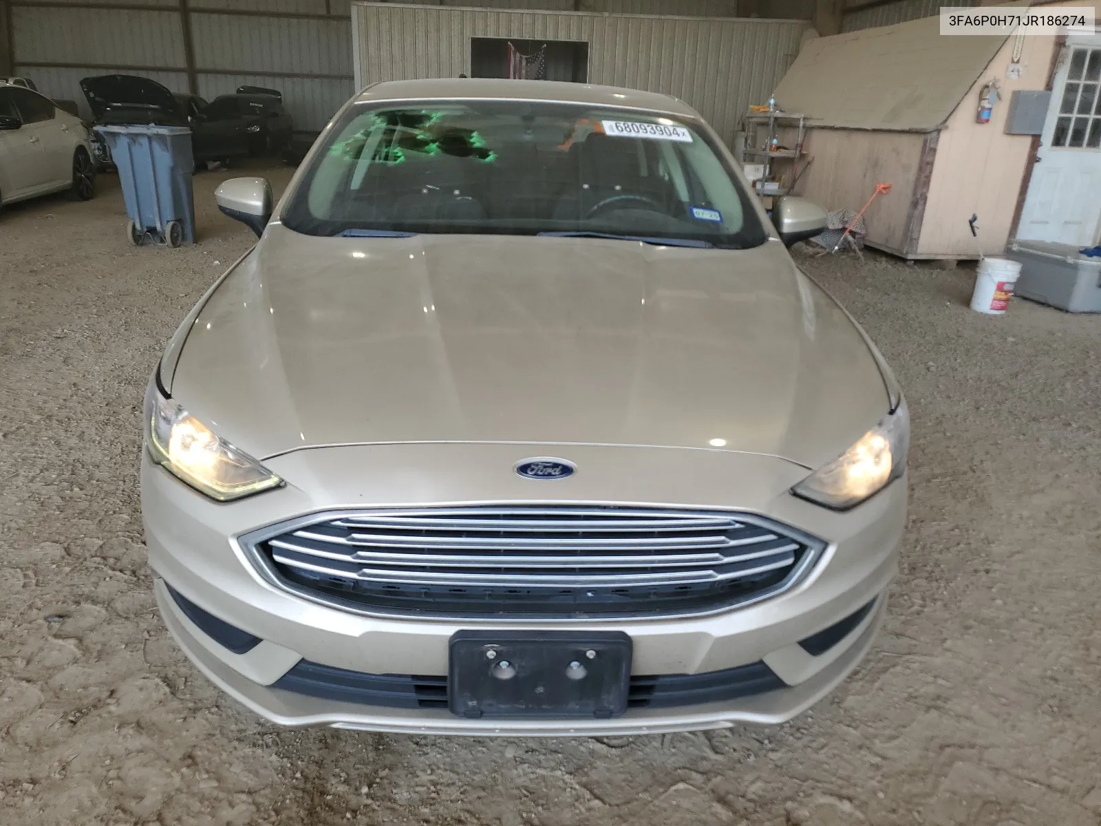 2018 Ford Fusion Se VIN: 3FA6P0H71JR186274 Lot: 68093904