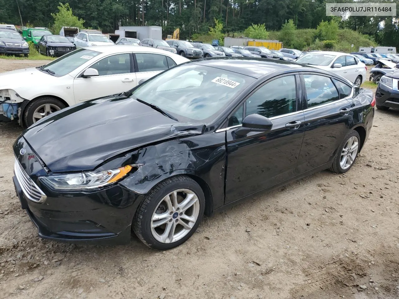 3FA6P0LU7JR116484 2018 Ford Fusion Se Hybrid