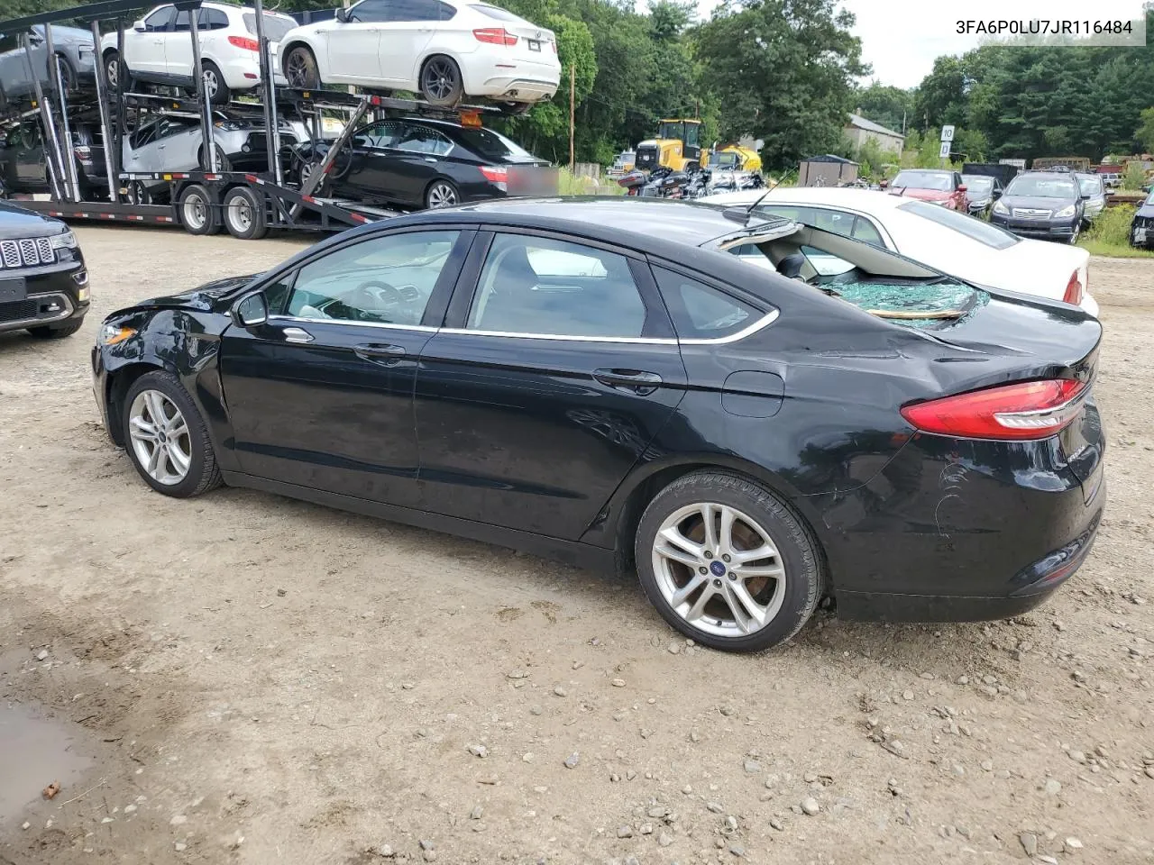 2018 Ford Fusion Se Hybrid VIN: 3FA6P0LU7JR116484 Lot: 68218944