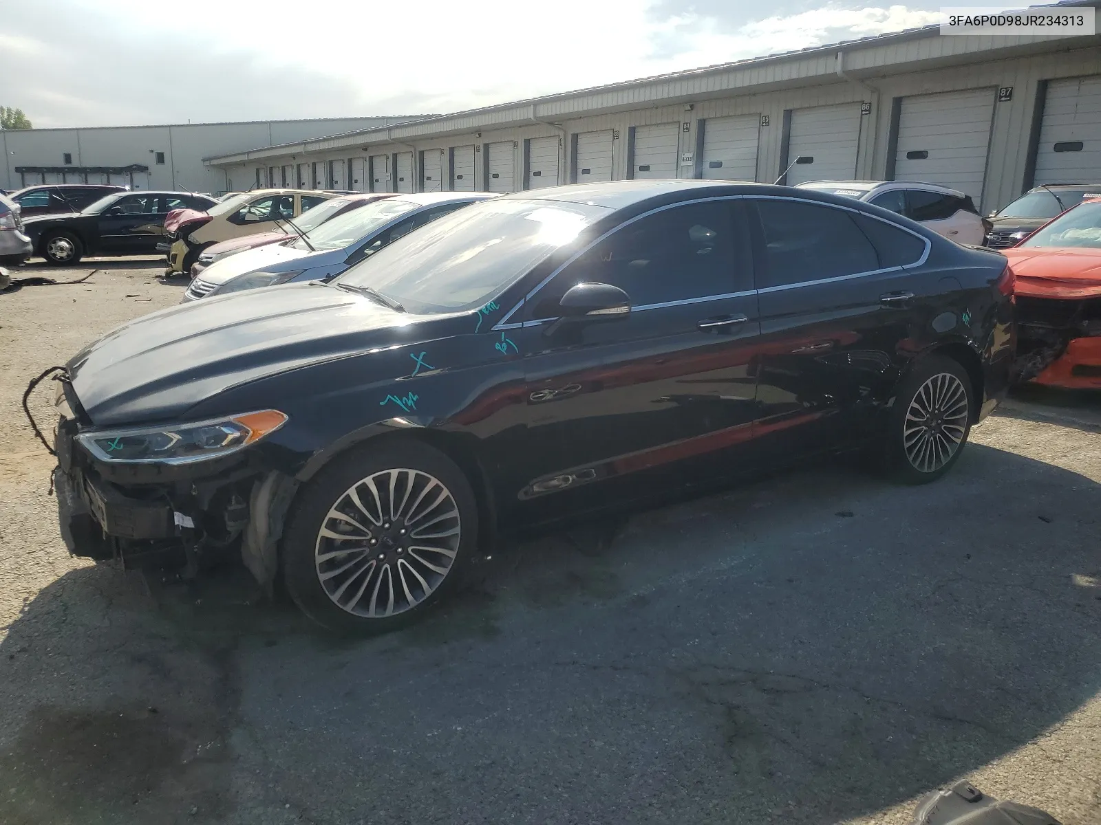 2018 Ford Fusion Titanium/Platinum VIN: 3FA6P0D98JR234313 Lot: 68227814