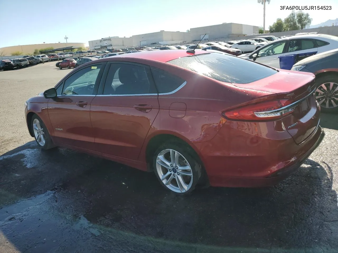 2018 Ford Fusion Se Hybrid VIN: 3FA6P0LU5JR154523 Lot: 68290494