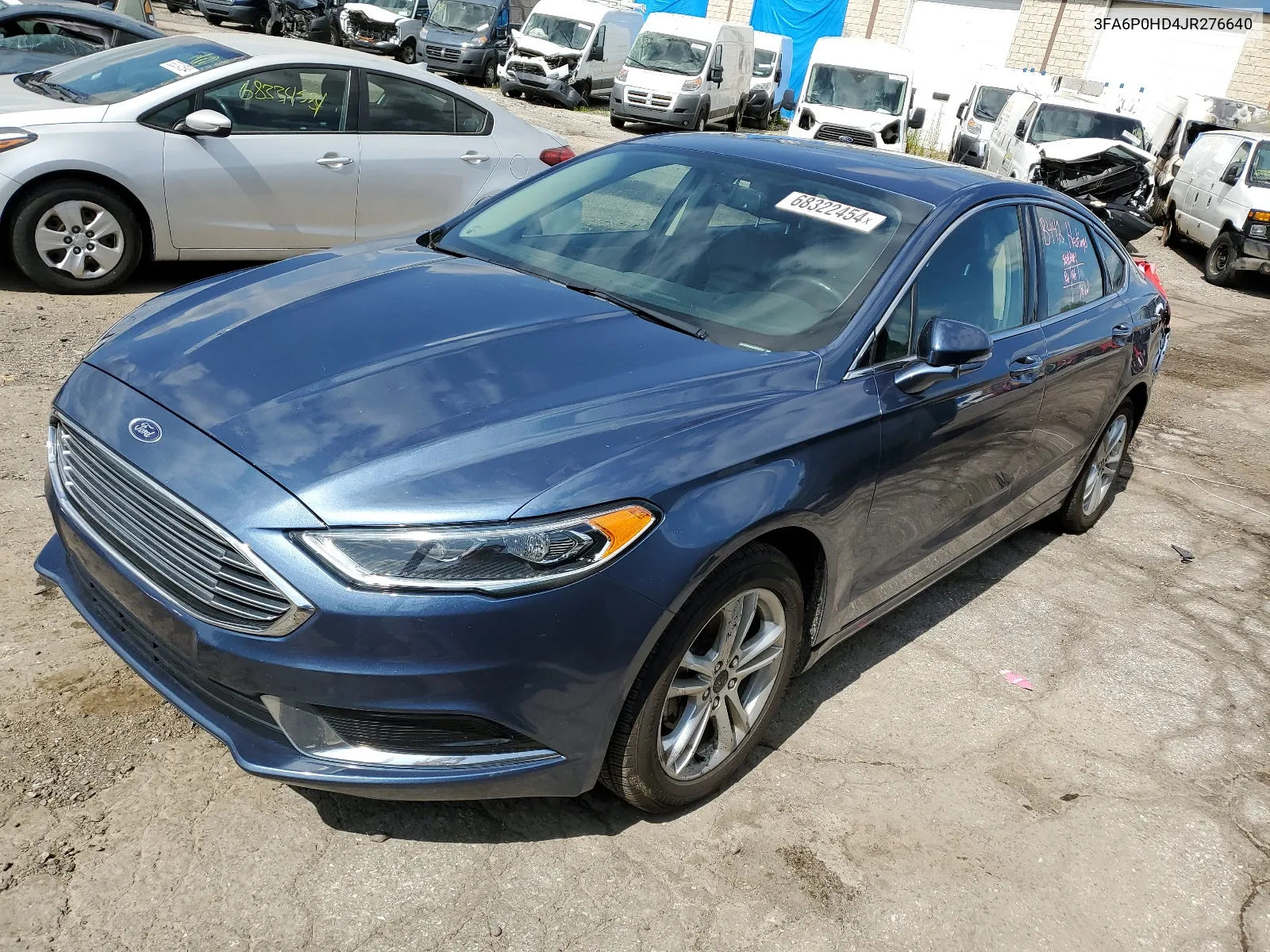 3FA6P0HD4JR276640 2018 Ford Fusion Se