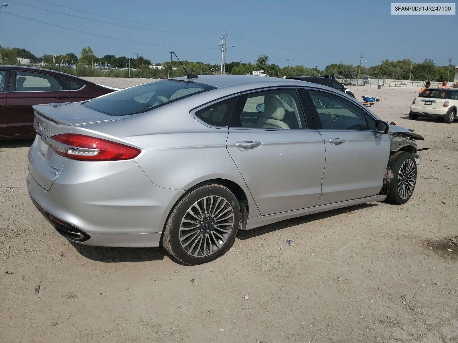 3FA6P0D91JR247100 2018 Ford Fusion Titanium/Platinum