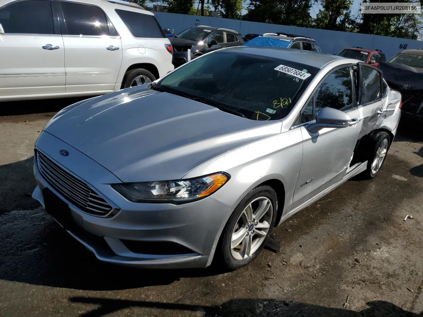 3FA6P0LU1JR208156 2018 Ford Fusion Se Hybrid