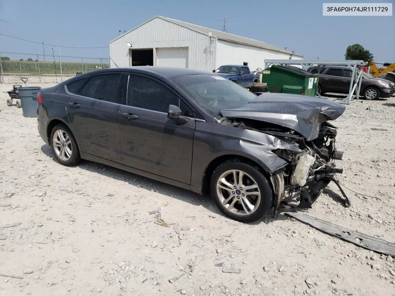 2018 Ford Fusion Se VIN: 3FA6P0H74JR111729 Lot: 68534654