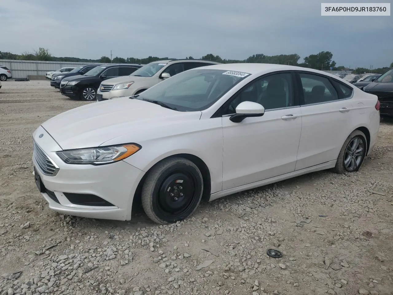 2018 Ford Fusion Se VIN: 3FA6P0HD9JR183760 Lot: 68583064