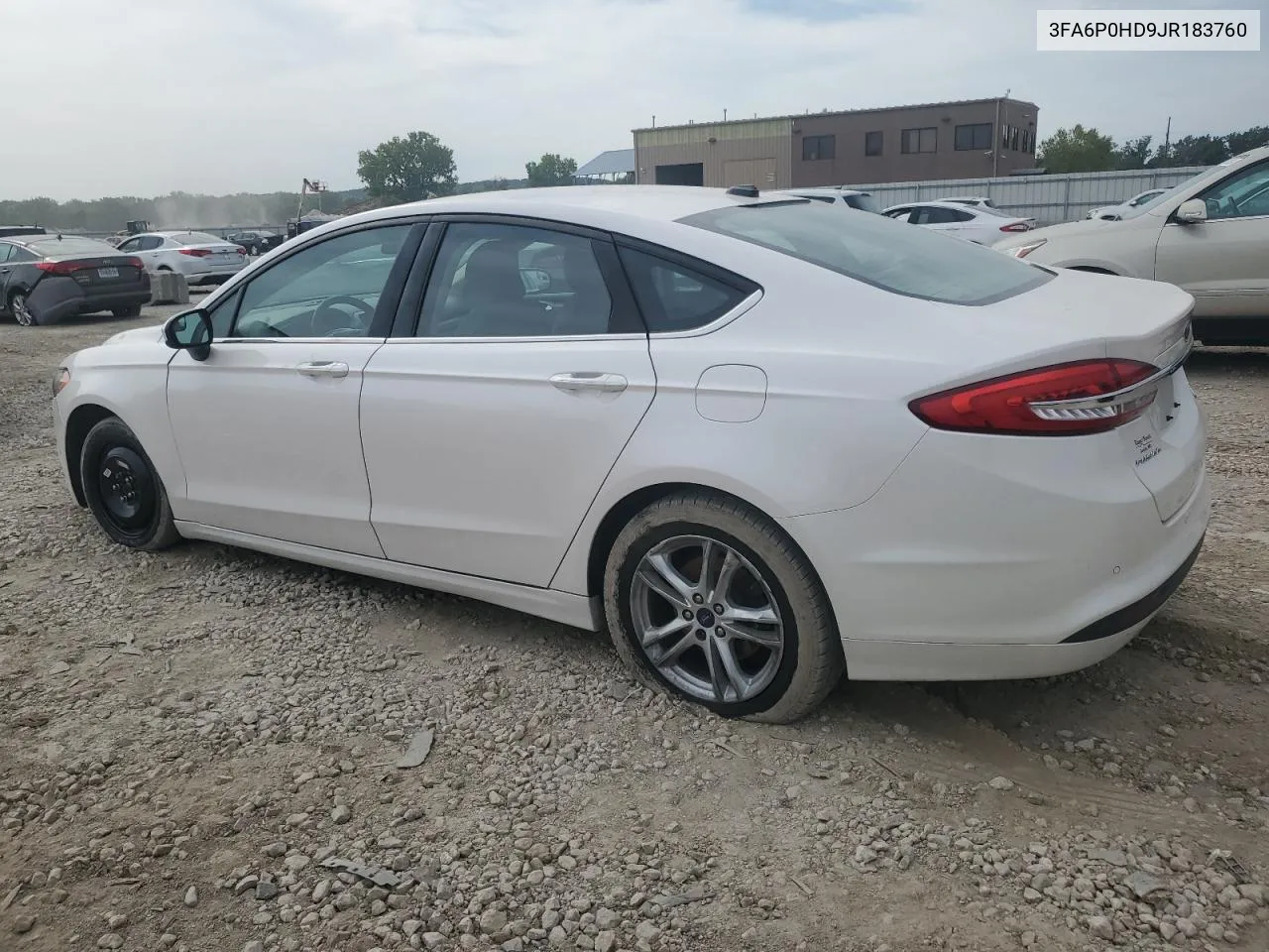 2018 Ford Fusion Se VIN: 3FA6P0HD9JR183760 Lot: 68583064