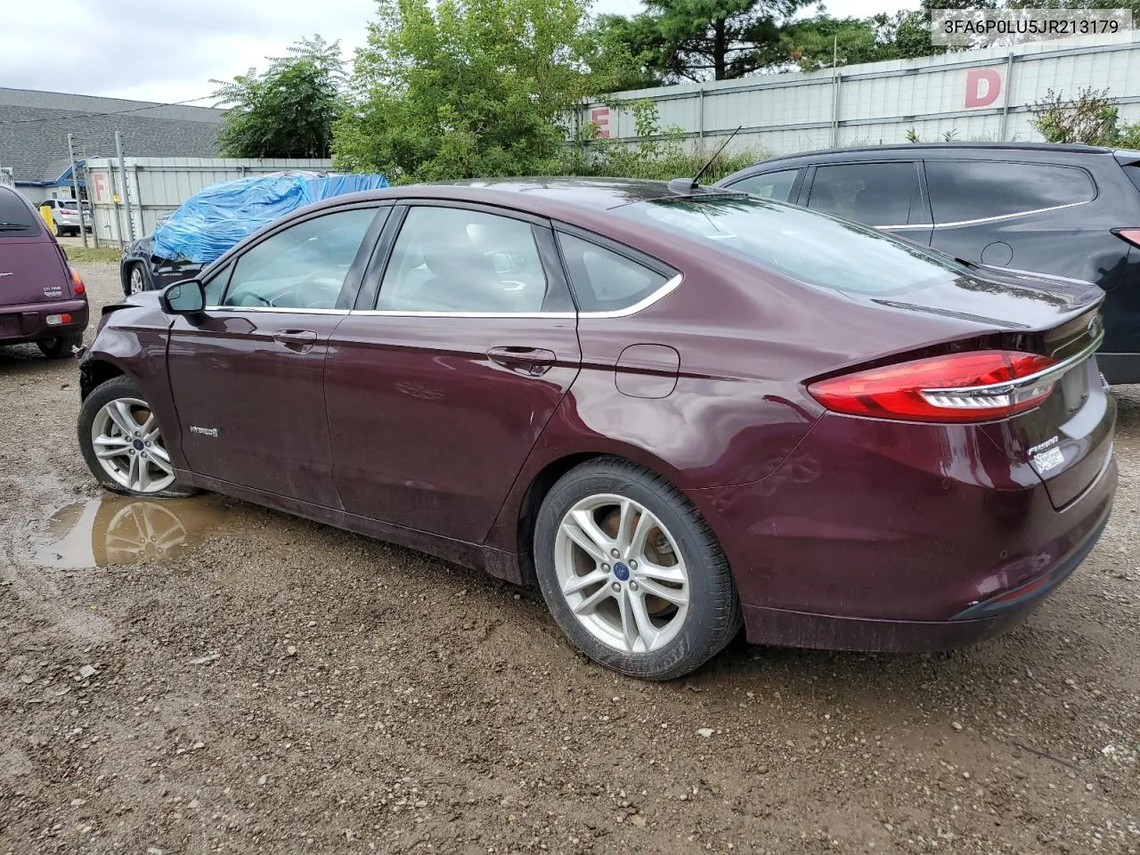 2018 Ford Fusion Se Hybrid VIN: 3FA6P0LU5JR213179 Lot: 68702694