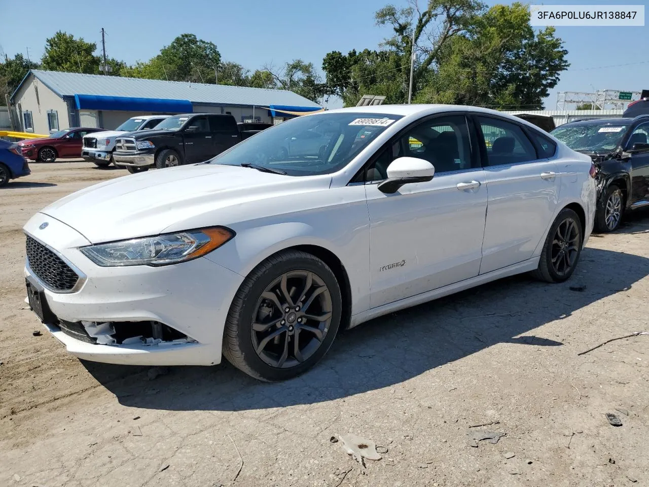 2018 Ford Fusion Se Hybrid VIN: 3FA6P0LU6JR138847 Lot: 69009814