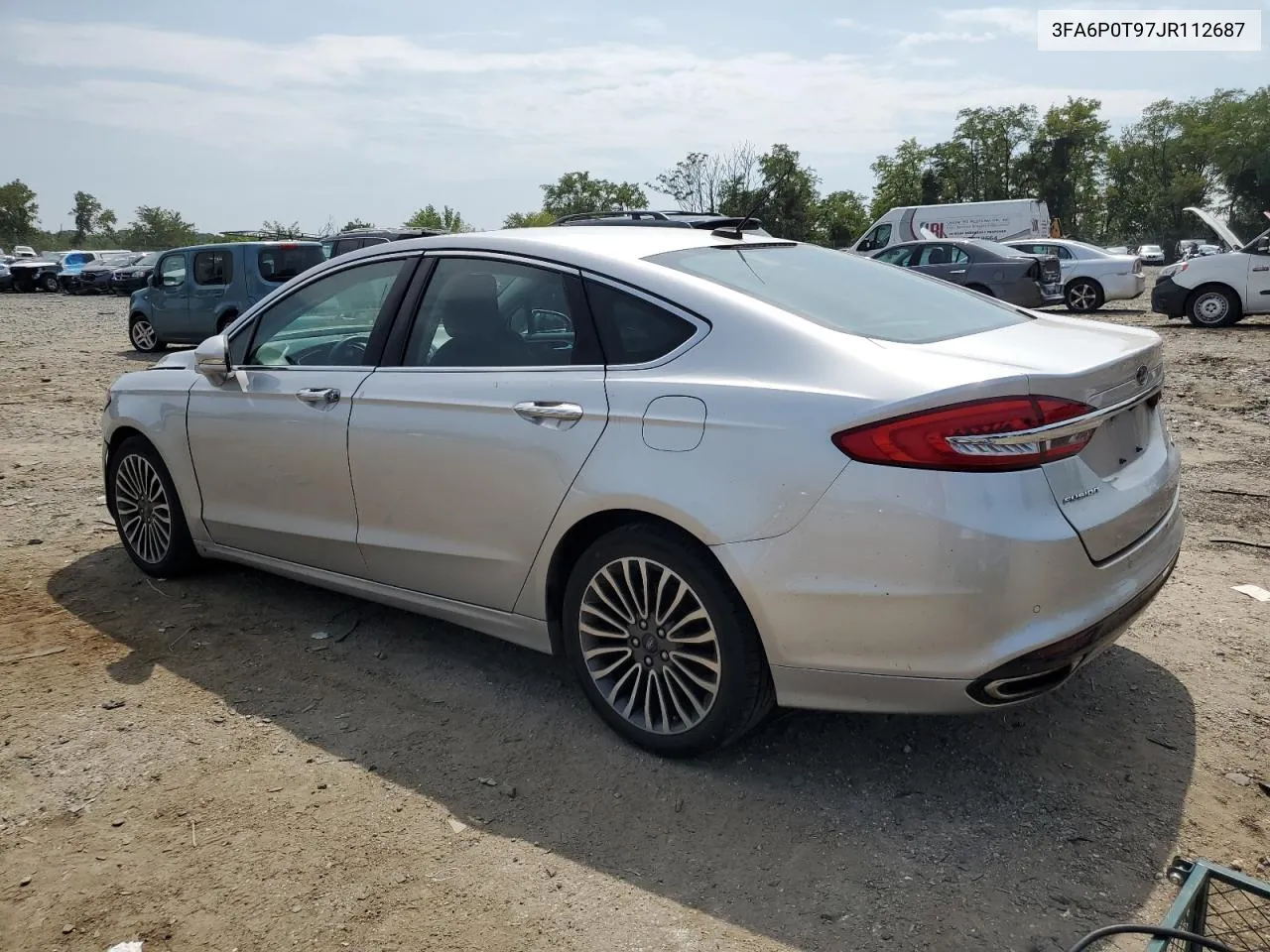 2018 Ford Fusion Se VIN: 3FA6P0T97JR112687 Lot: 69075384