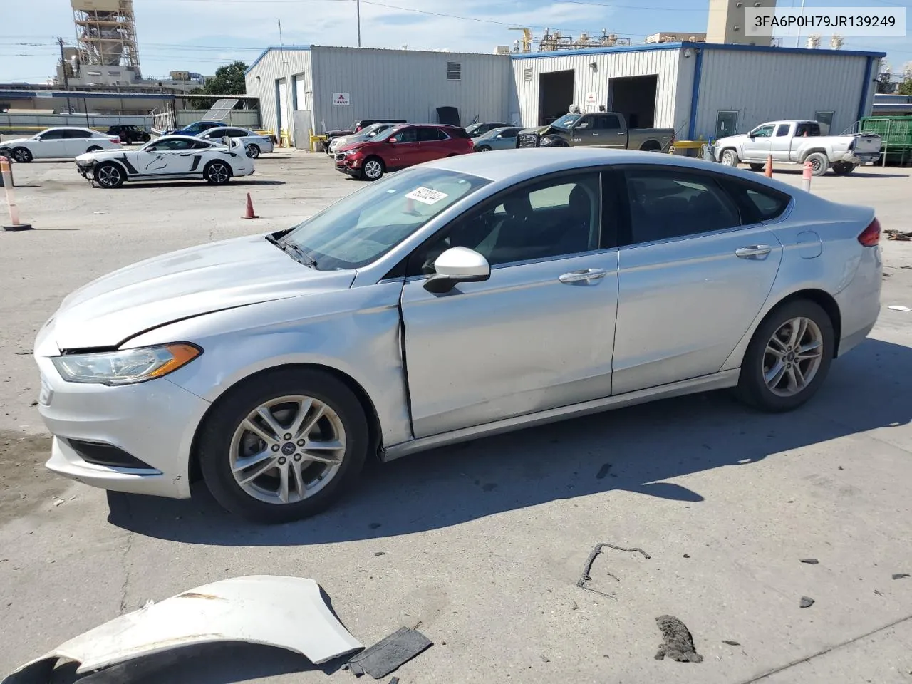 2018 Ford Fusion Se VIN: 3FA6P0H79JR139249 Lot: 69230244