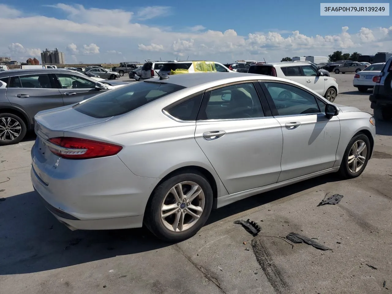 2018 Ford Fusion Se VIN: 3FA6P0H79JR139249 Lot: 69230244