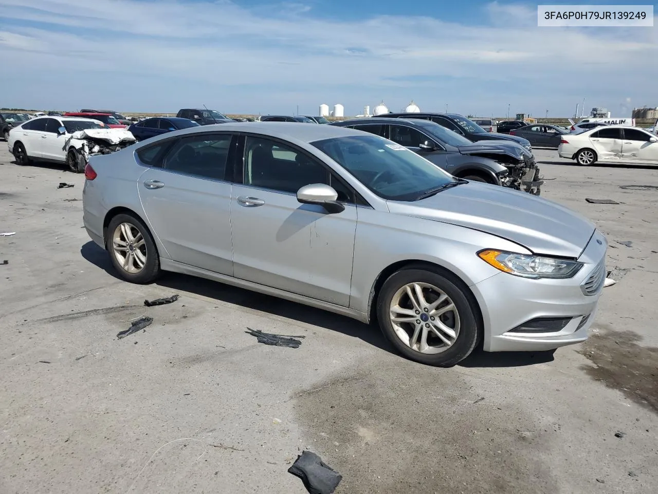 2018 Ford Fusion Se VIN: 3FA6P0H79JR139249 Lot: 69230244