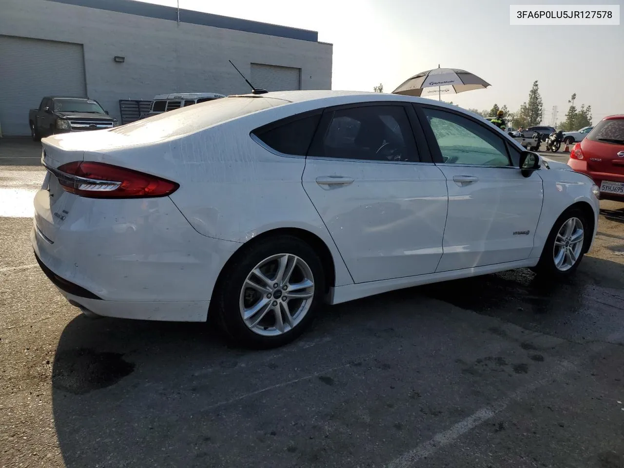 2018 Ford Fusion Se Hybrid VIN: 3FA6P0LU5JR127578 Lot: 69279354