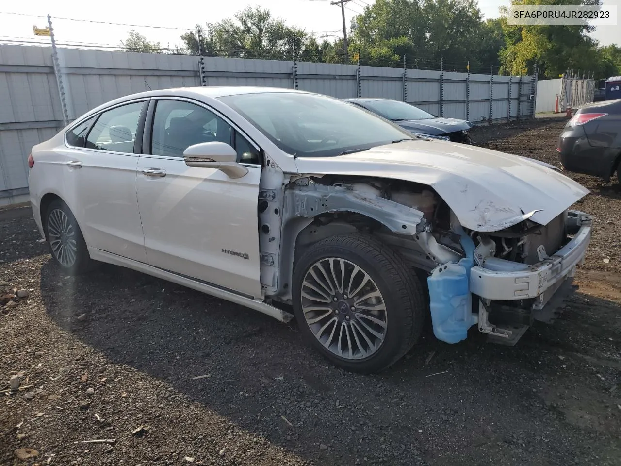 3FA6P0RU4JR282923 2018 Ford Fusion Titanium/Platinum Hev