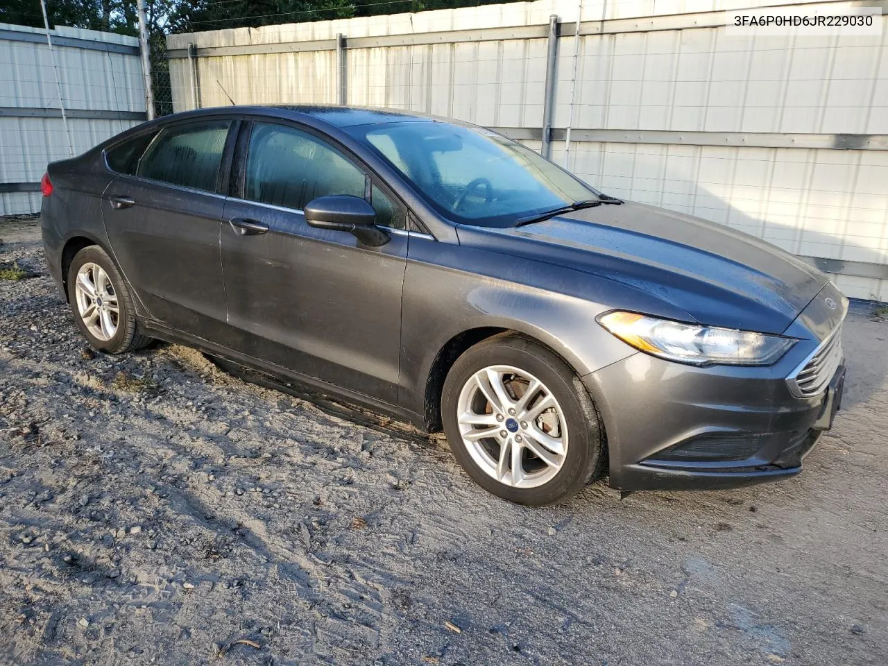 2018 Ford Fusion Se VIN: 3FA6P0HD6JR229030 Lot: 69409454