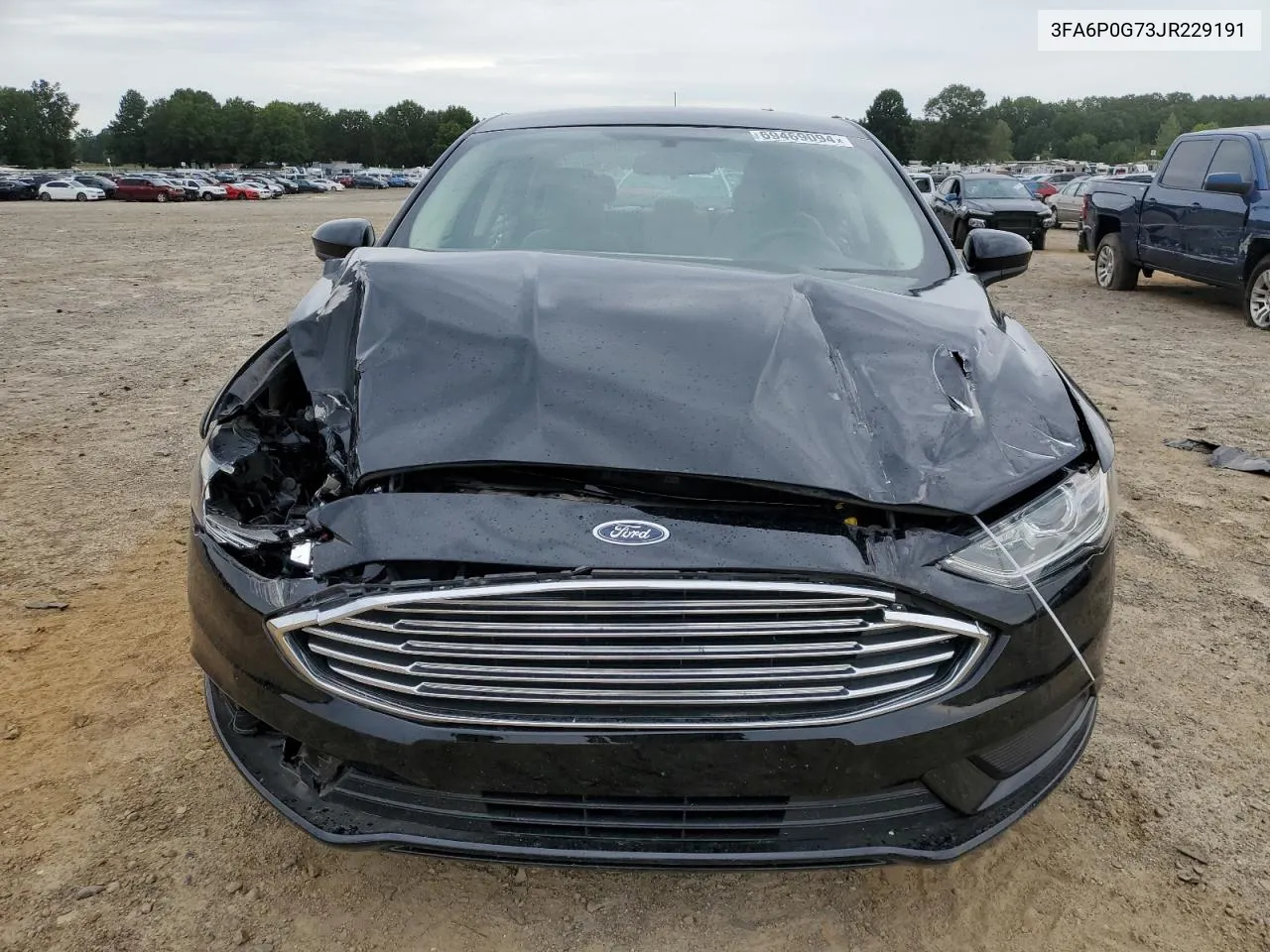 2018 Ford Fusion S VIN: 3FA6P0G73JR229191 Lot: 69469094