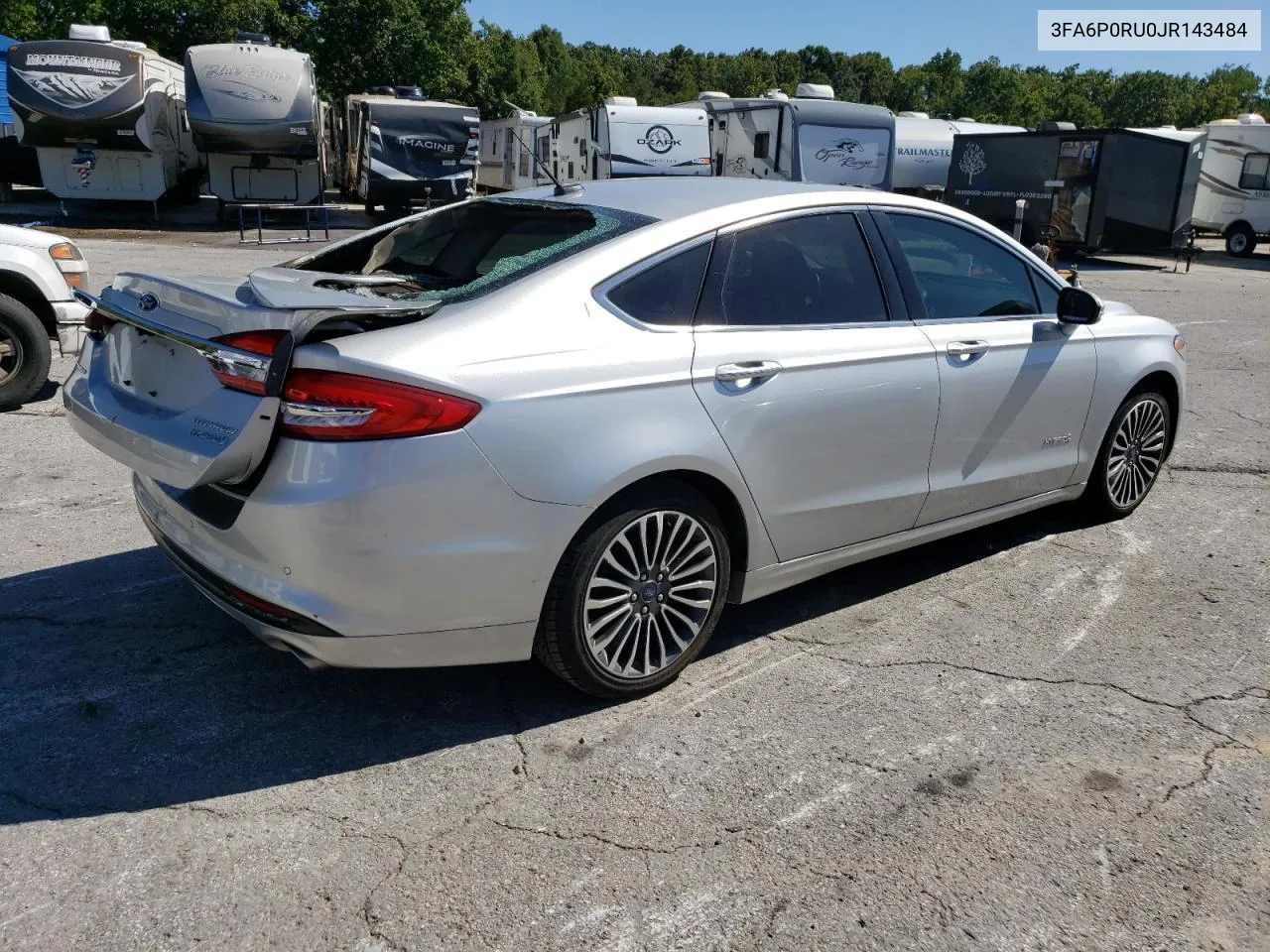 3FA6P0RU0JR143484 2018 Ford Fusion Titanium/Platinum Hev