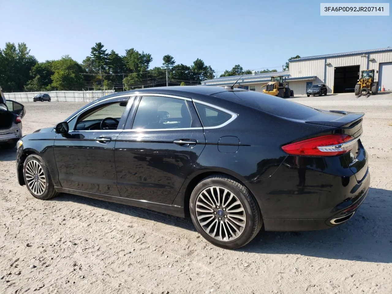 2018 Ford Fusion Titanium/Platinum VIN: 3FA6P0D92JR207141 Lot: 69497284