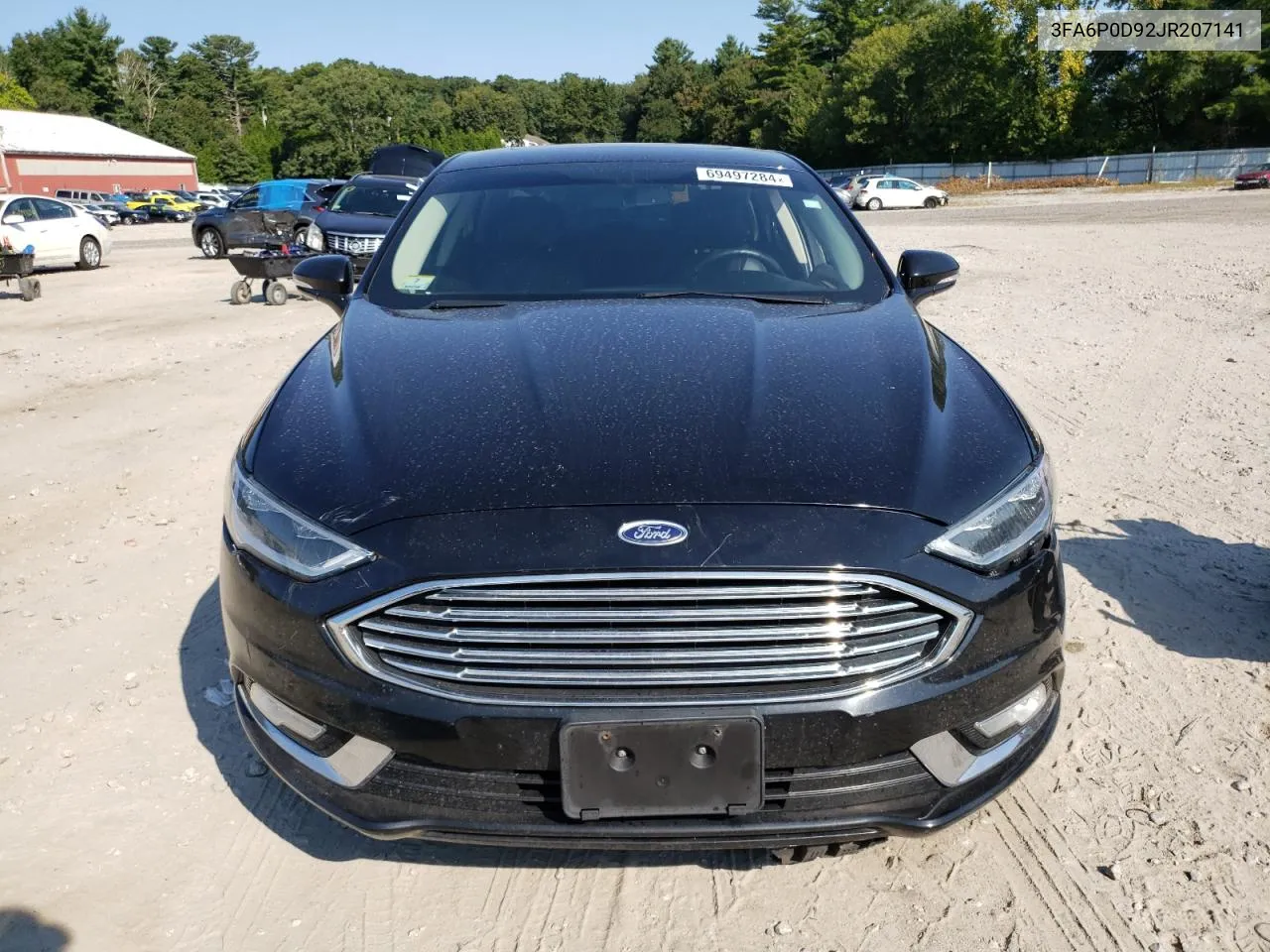 2018 Ford Fusion Titanium/Platinum VIN: 3FA6P0D92JR207141 Lot: 69497284