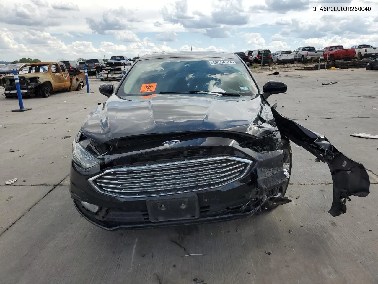 3FA6P0LU0JR260040 2018 Ford Fusion Se Hybrid