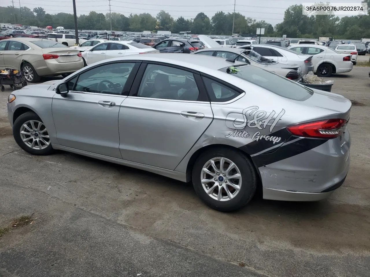 3FA6P0G76JR202874 2018 Ford Fusion S