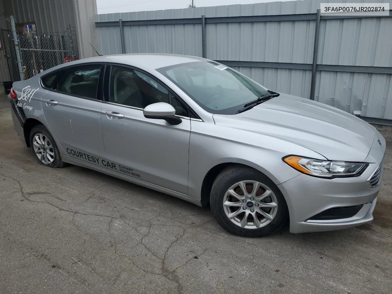 2018 Ford Fusion S VIN: 3FA6P0G76JR202874 Lot: 69559914