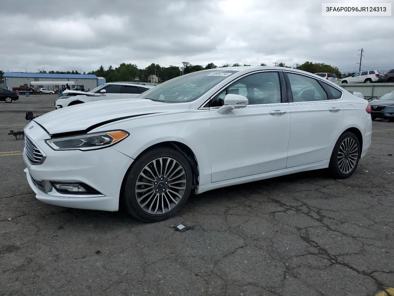 2018 Ford Fusion Titanium/Platinum VIN: 3FA6P0D96JR124313 Lot: 69594734