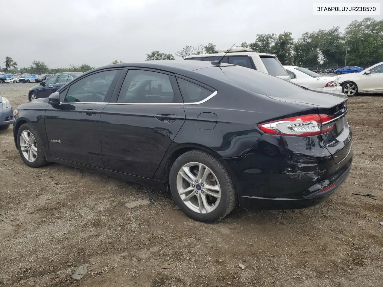 2018 Ford Fusion Se Hybrid VIN: 3FA6P0LU7JR238570 Lot: 69599234