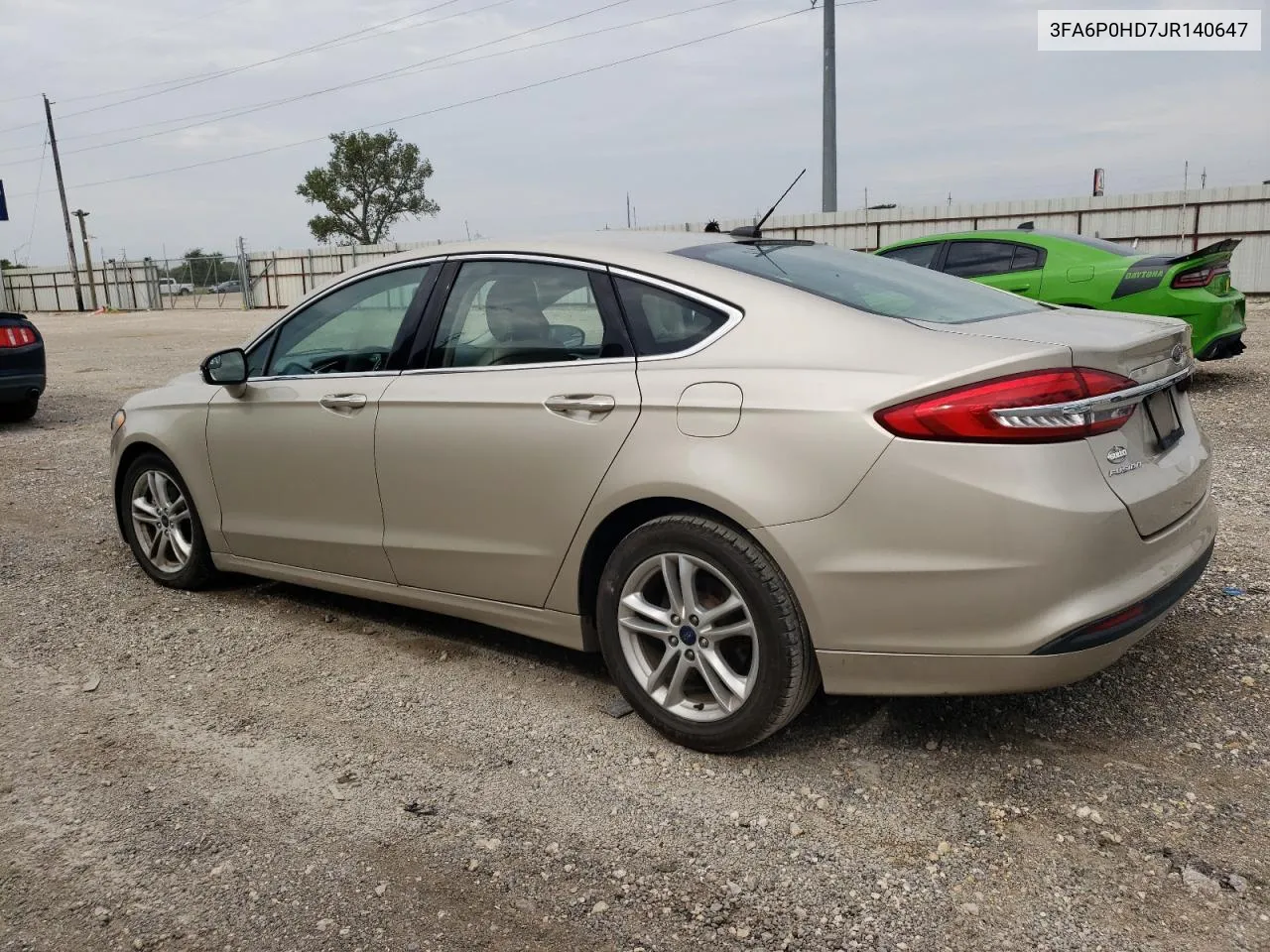 3FA6P0HD7JR140647 2018 Ford Fusion Se