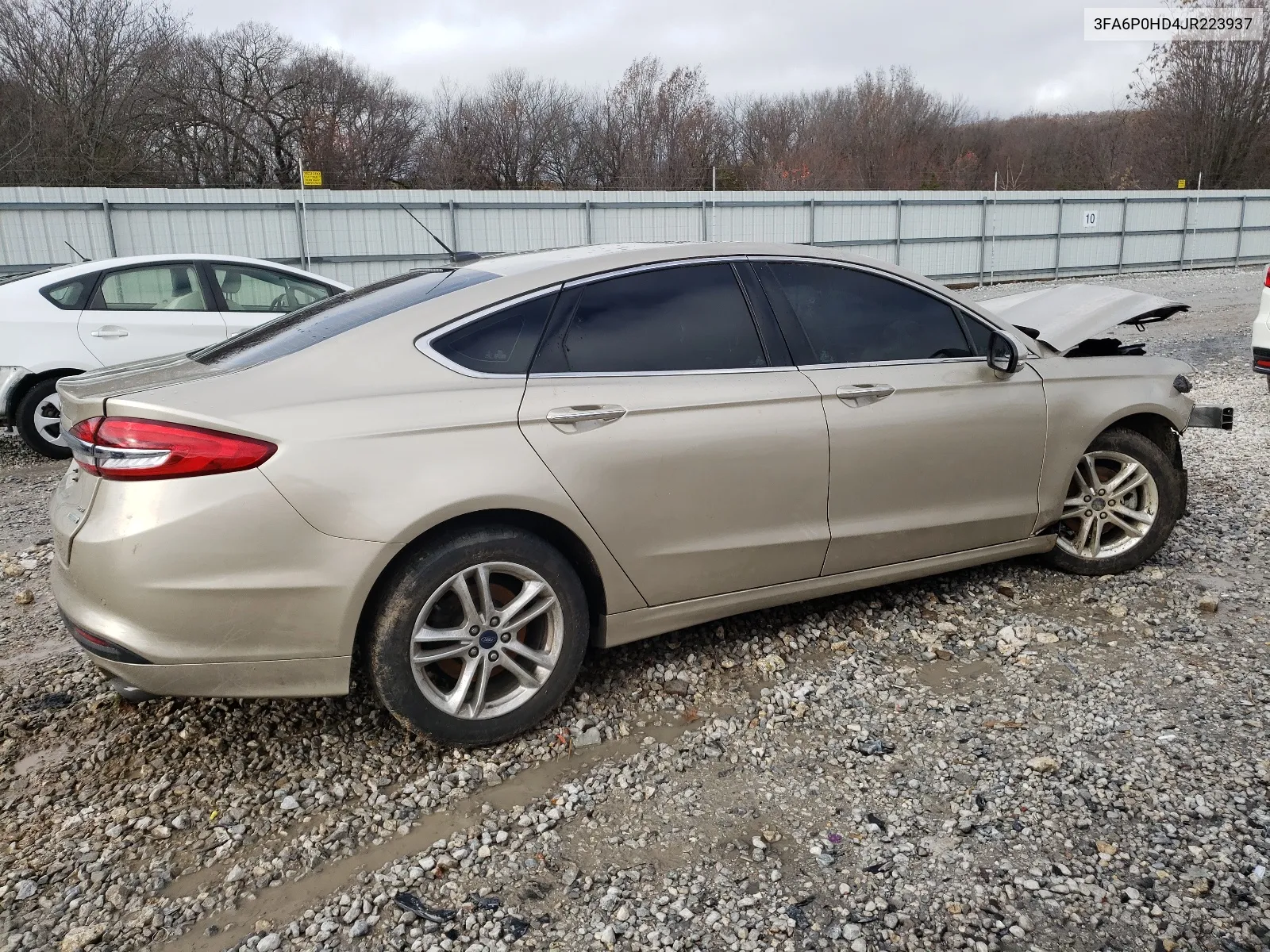 2018 Ford Fusion Se VIN: 3FA6P0HD4JR223937 Lot: 69678422