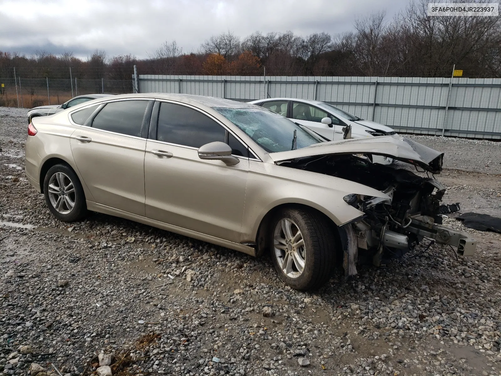 2018 Ford Fusion Se VIN: 3FA6P0HD4JR223937 Lot: 69678422