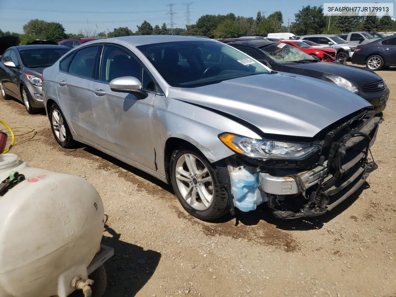 2018 Ford Fusion Se VIN: 3FA6P0H77JR179913 Lot: 69701924