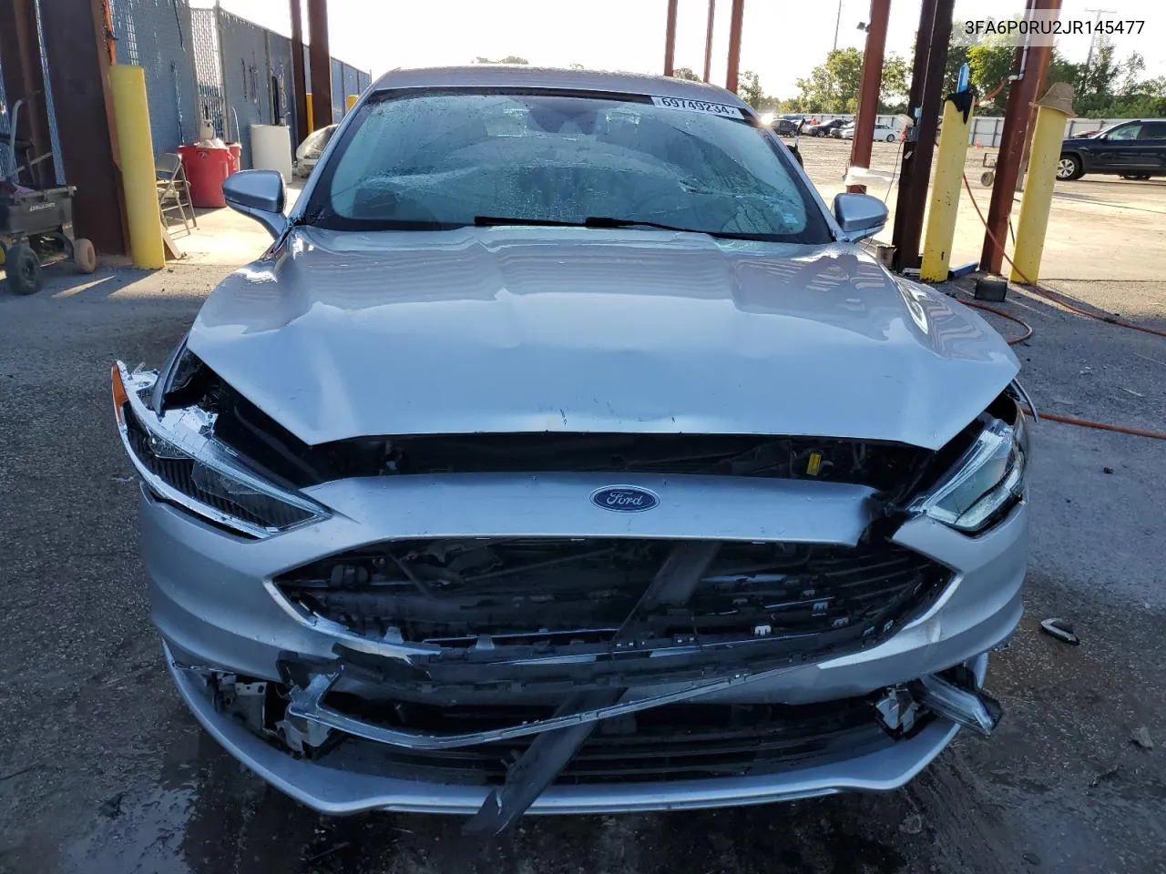 2018 Ford Fusion Titanium/Platinum Hev VIN: 3FA6P0RU2JR145477 Lot: 69749234