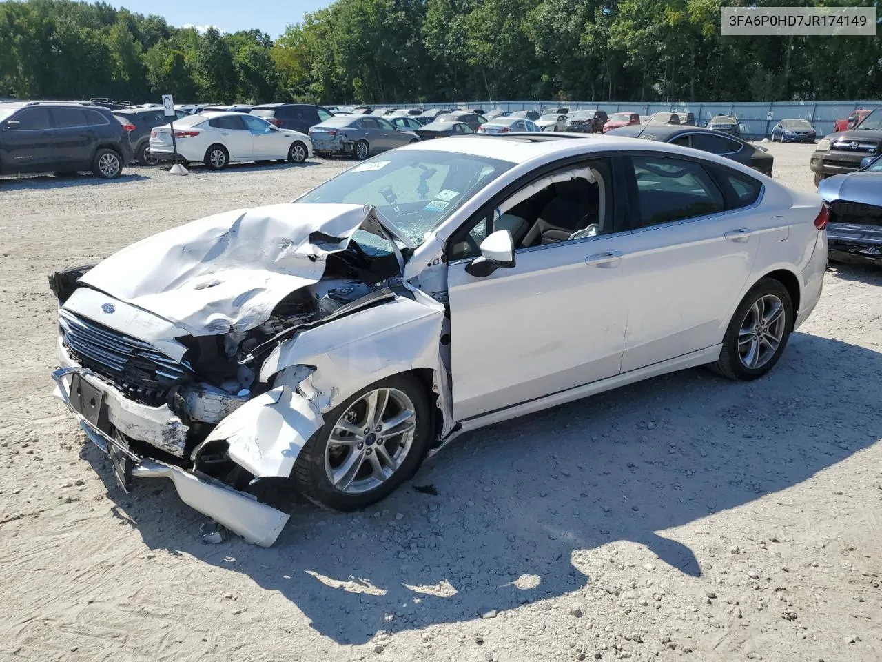 3FA6P0HD7JR174149 2018 Ford Fusion Se