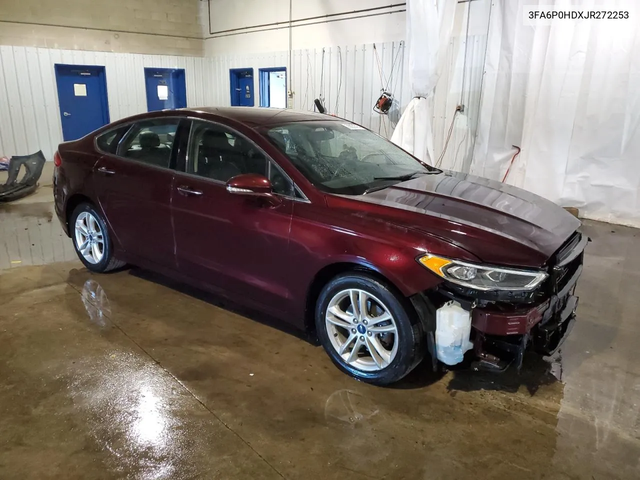 2018 Ford Fusion Se VIN: 3FA6P0HDXJR272253 Lot: 70031414