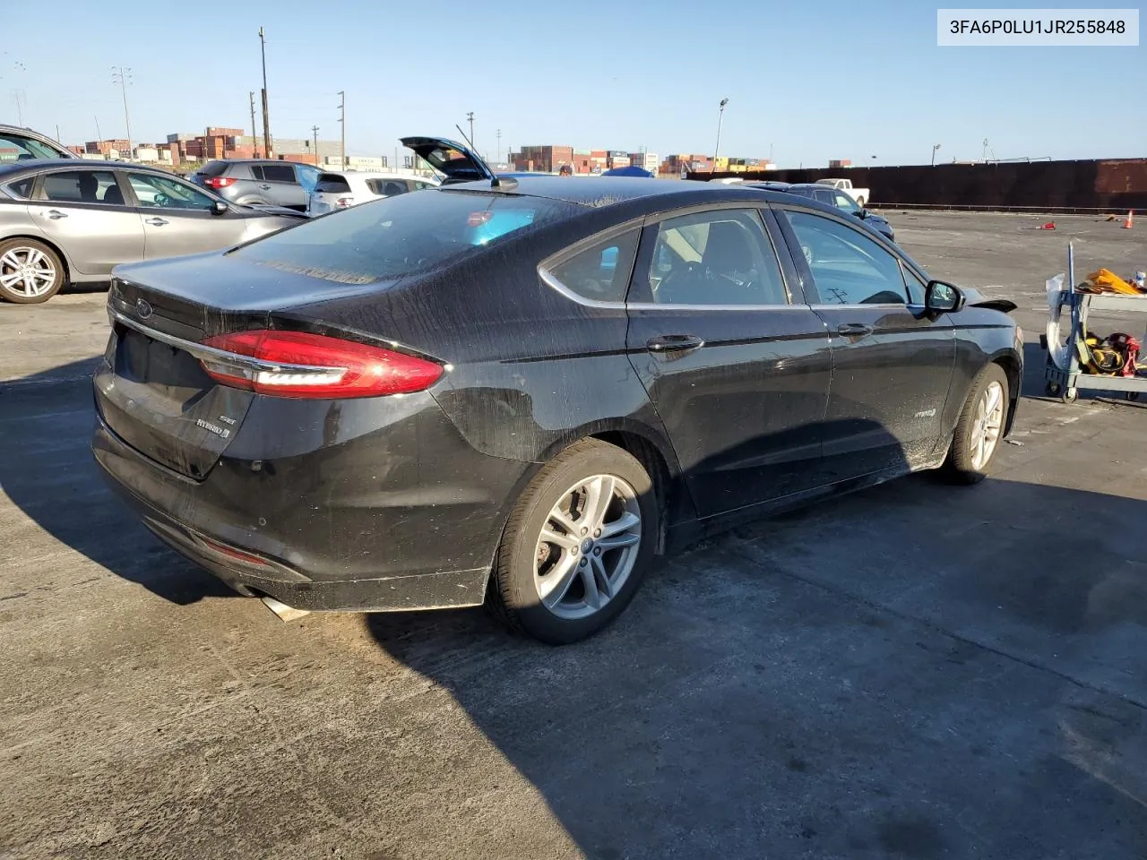 2018 Ford Fusion Se Hybrid VIN: 3FA6P0LU1JR255848 Lot: 70032344