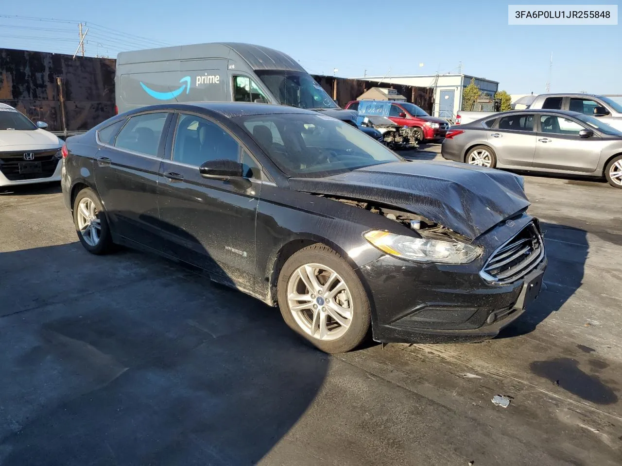 2018 Ford Fusion Se Hybrid VIN: 3FA6P0LU1JR255848 Lot: 70032344