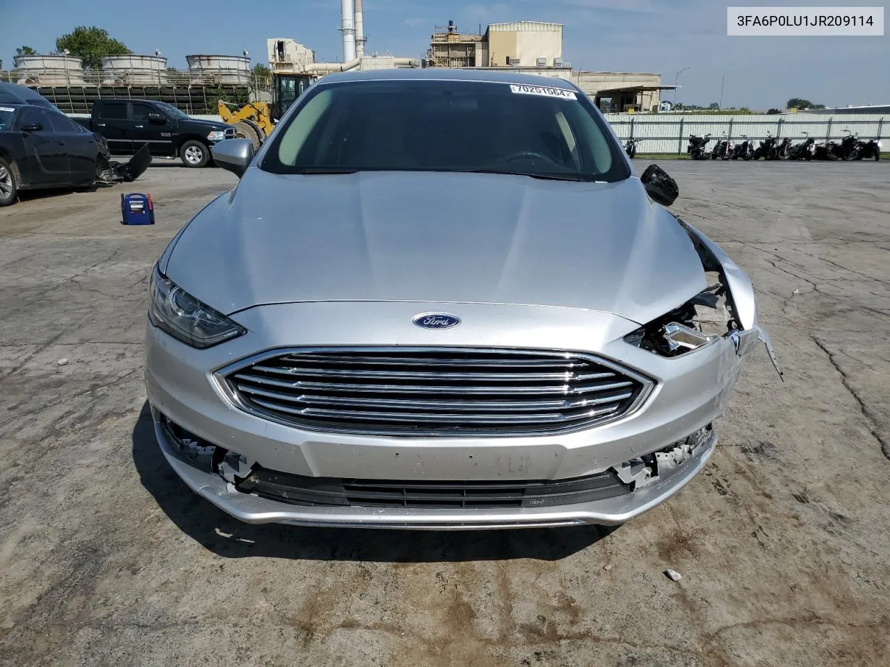 2018 Ford Fusion Se Hybrid VIN: 3FA6P0LU1JR209114 Lot: 70251564