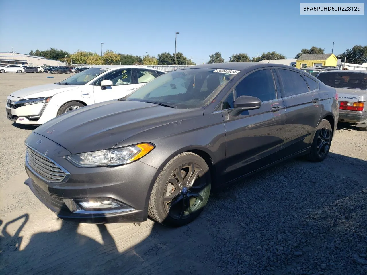 3FA6P0HD6JR223129 2018 Ford Fusion Se